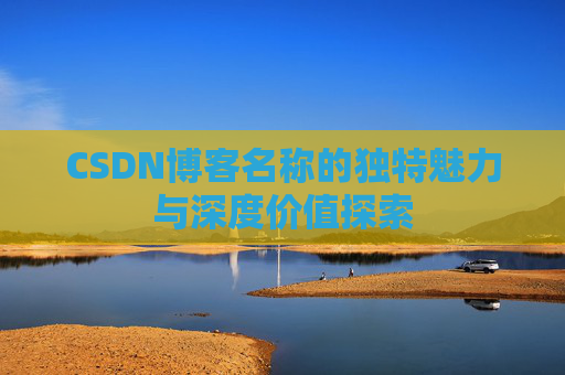 CSDN博客名称的独特魅力与深度价值探索